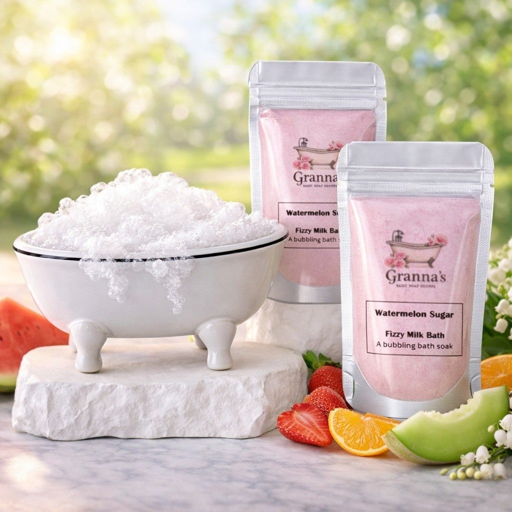 Watermelon Sugar Fizzy Milk Bath | Sassy Soap Shoppe, LLC